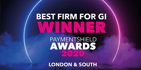 Paymentshield Awards 2020 - Winner - Best General Insurance Firm - London & South
